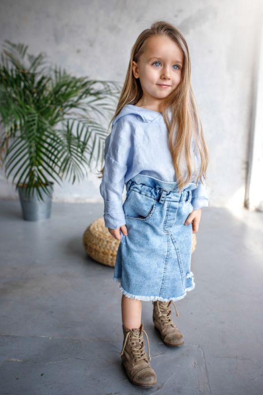 Spódniczka jeansowa dla dziewczynki BIZOO KIDS